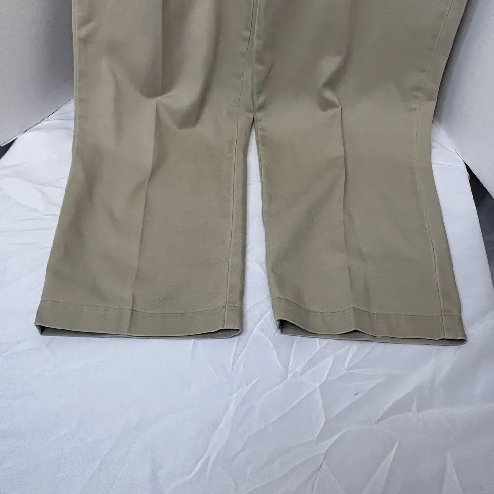 Polo Ralph Lauren Pants Mens 38x30 Beige Andrew Pleated Relaxed Classic Chino
